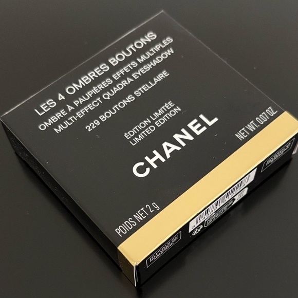 Chanel 229 Boutons Stellaire Les 4 Ombres Multi-Effect Quadra Eyeshadow - Picture 2 of 7